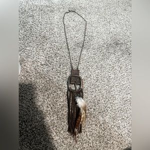 NWOT Repurposed Belt Necklace